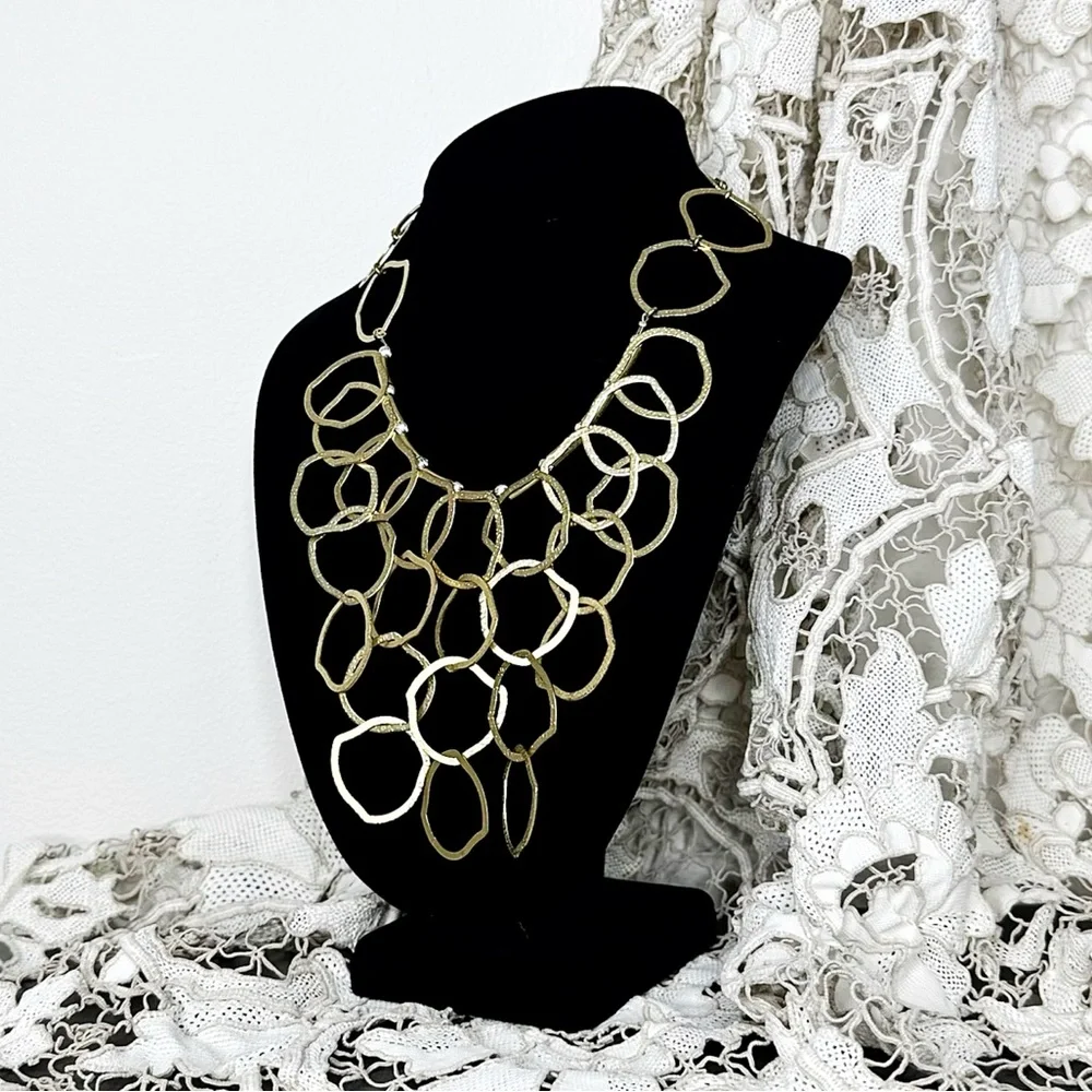 Anthro “Stone Harbor Bib Necklace” - Picture 2 of 13